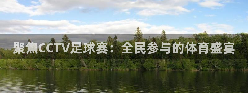 意昂2体育在线平台登录：聚焦CCTV足球赛：全民参与的体育盛